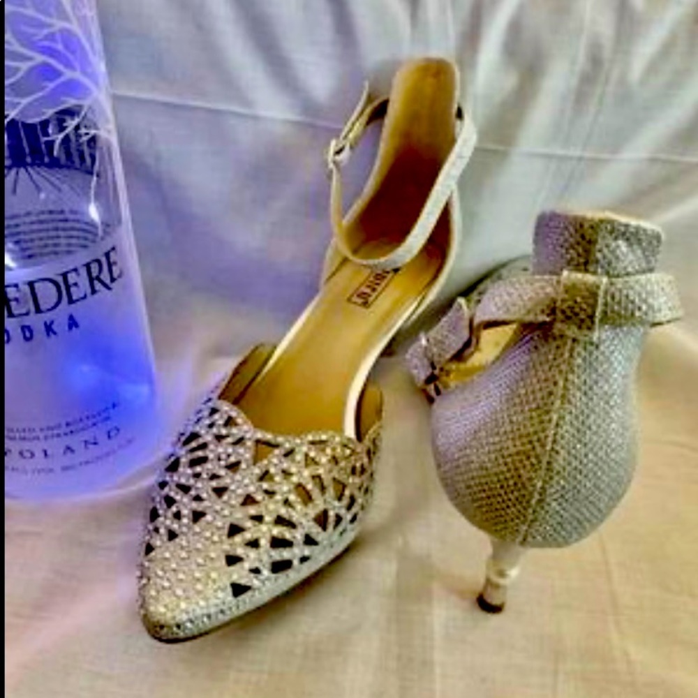 Silver Bridal/Evening Pumps